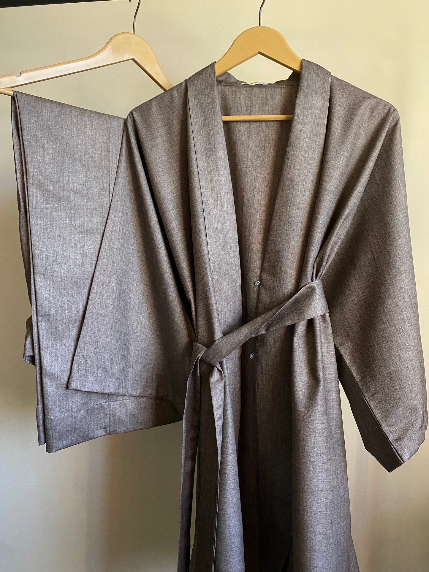 Beige Kimono Co-ord Set (Winter)