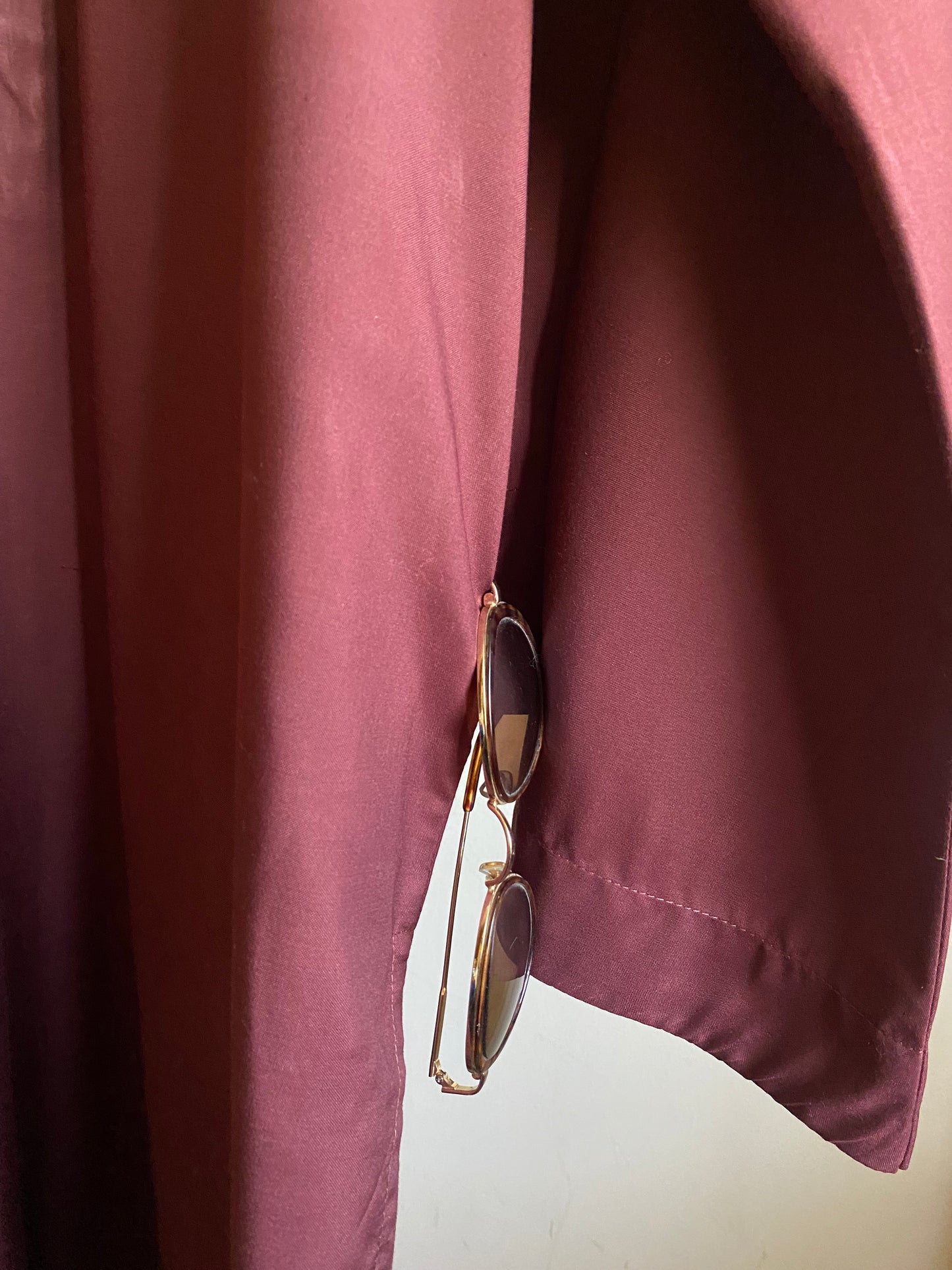 Maroon Solid Suit Co-ord Set
