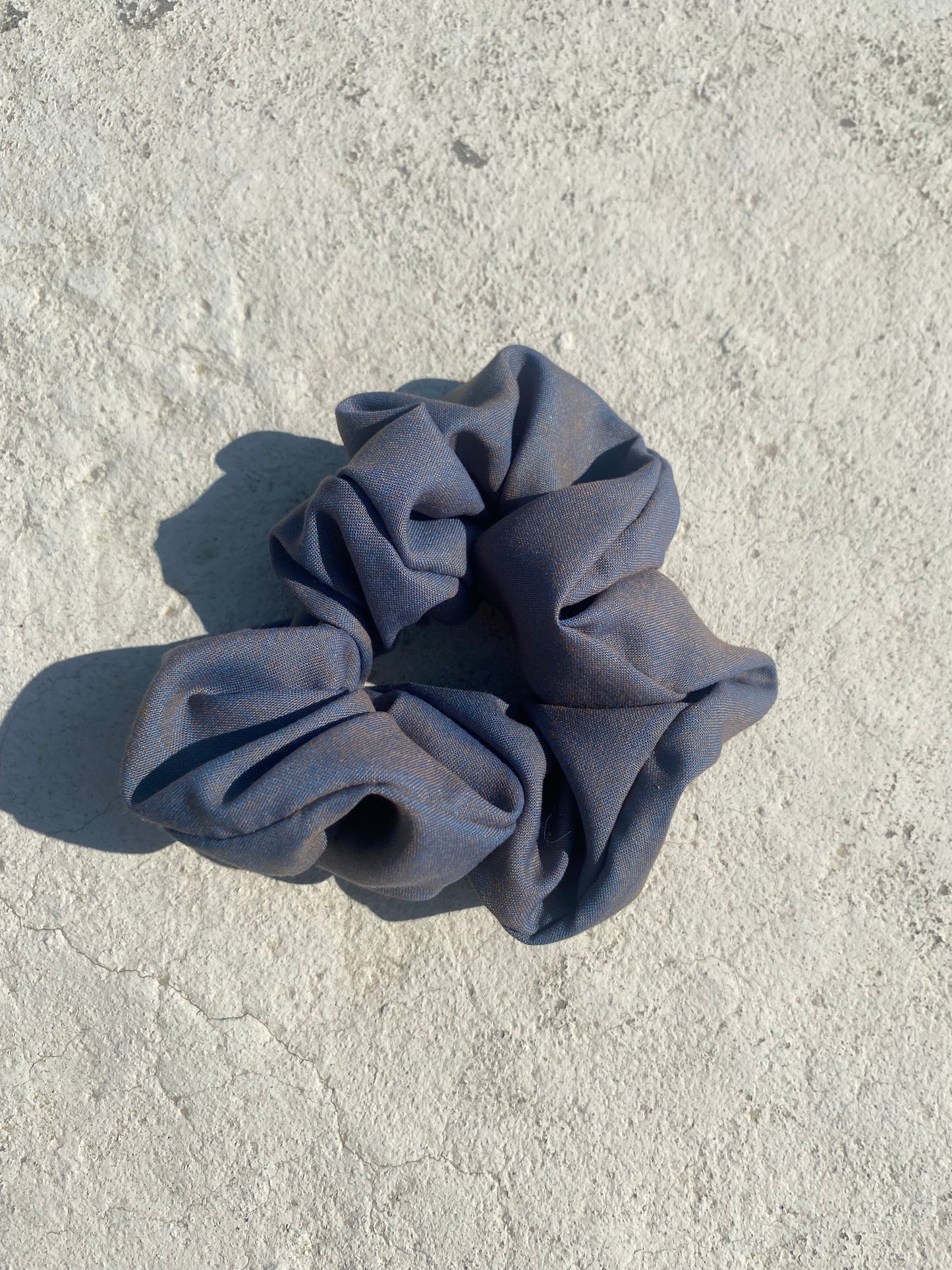 Silver Scrunchie