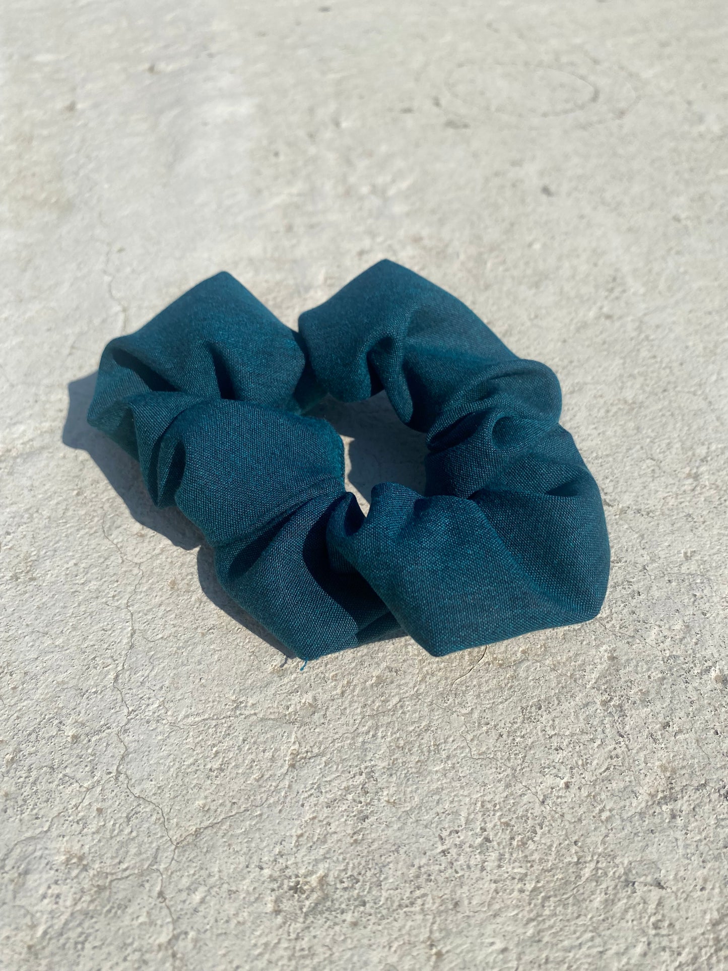 Crystal Teal Scrunchie