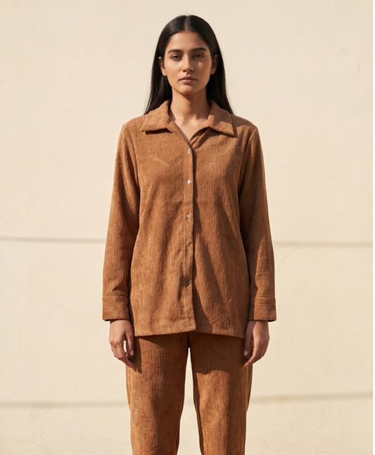 Camel Corduroy Co-ord