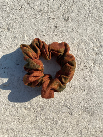 Ginger Floral Scrunchie