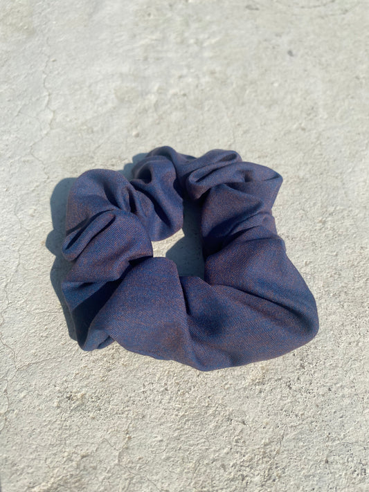 Purple Grey Scrunchie