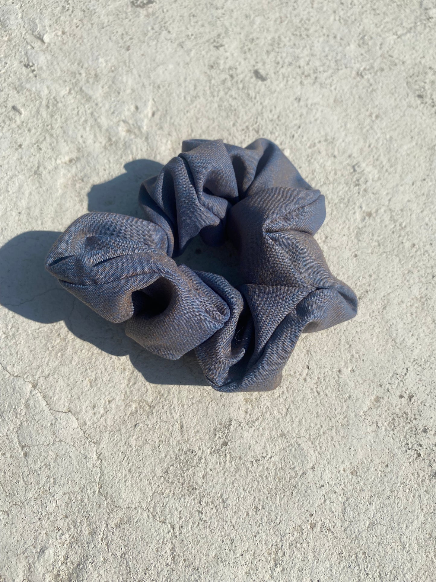 Silver Scrunchie