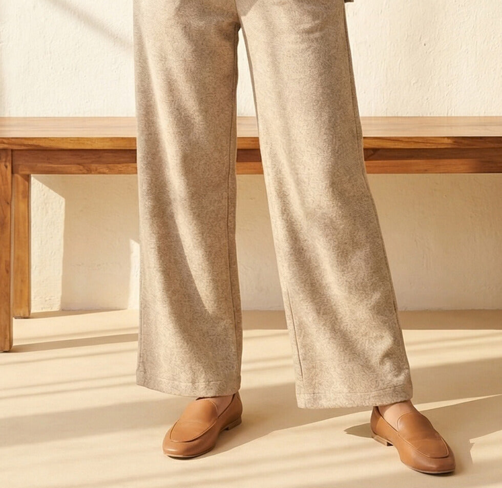 Cream Wool Blend Co-ord