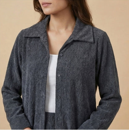 Grey Corduroy Co-ord