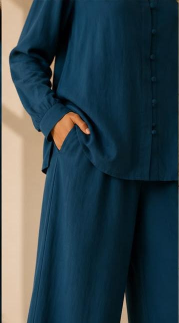 Teal Linen Co-ord
