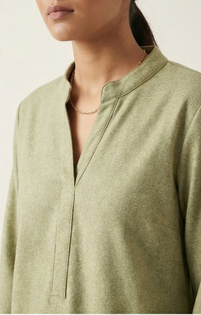 Light Green Wool Blend Co-ord