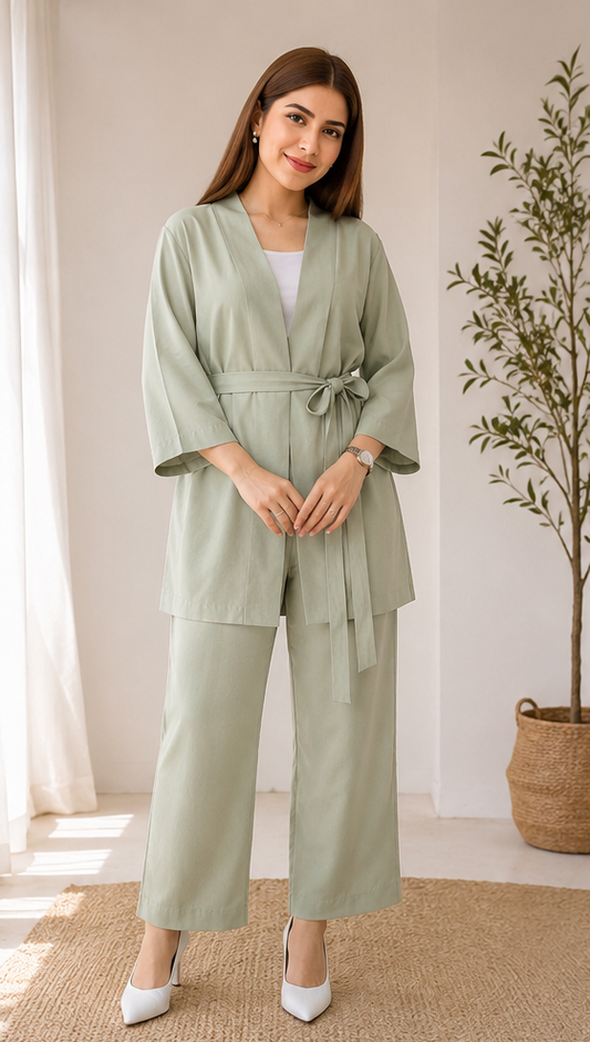 Fern Green Co-ord set (Summer)