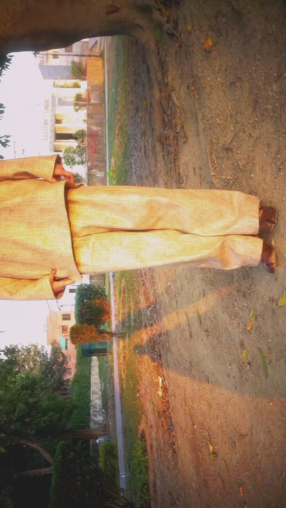 Light brown Wool Blend Co-ord
