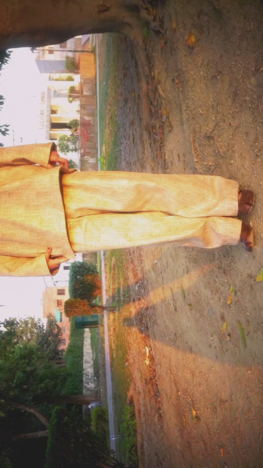 Light brown Wool Blend Co-ord
