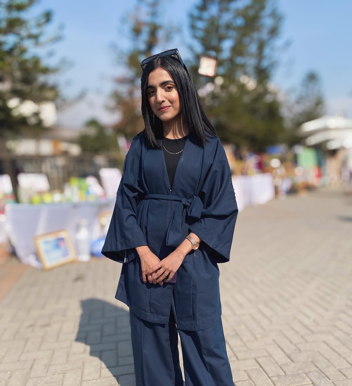 Navy Blue Co-ord set (Summer)